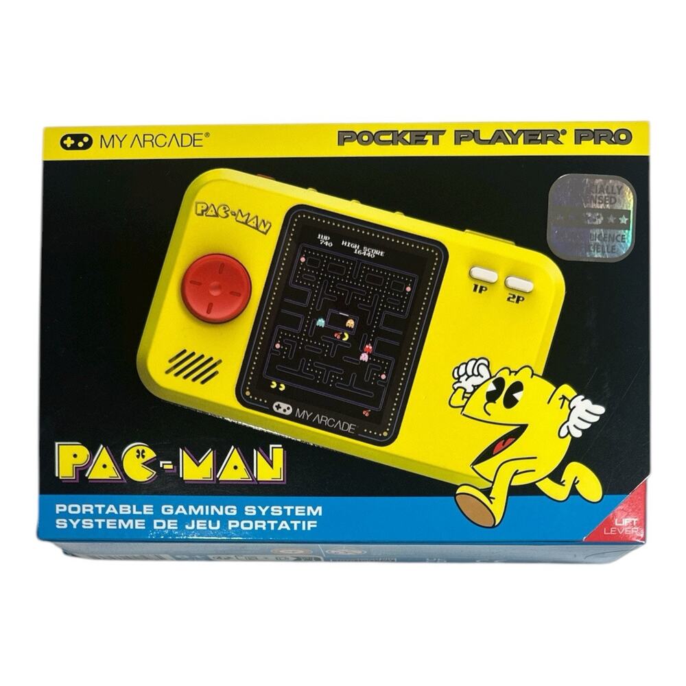 My Arcade Pac-Man Pocket Player Pro Portable Video Game System Handheld 2.75"